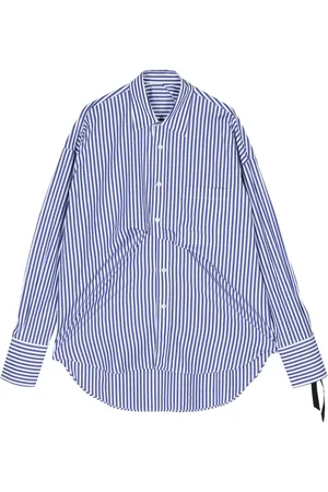Marina Yee Camisa drapeada a rayas