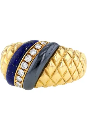 Van cleef Anillo en oro amarillo de múltiples gemas 1970