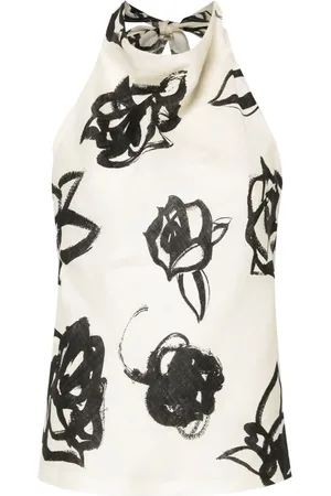 Msgm Top con cuello halter