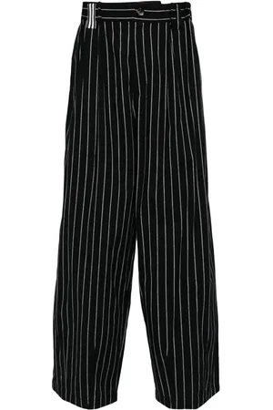 Marina Yee Pantalones anchos a rayas diplomáticas