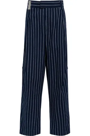 Marina Yee Pantalones anchos a rayas diplomáticas