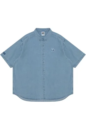 A Bathing Ape Camisa vaquera con parche Ape