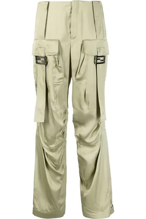 Fendi Pantalones cargo con cierre oculto