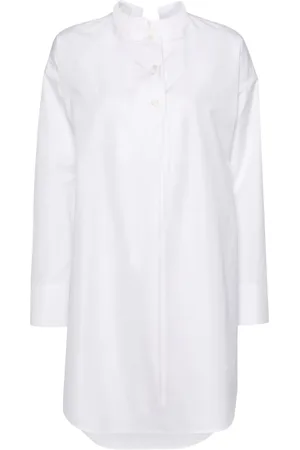 Givenchy Vestido camisero corto con cuello alzado