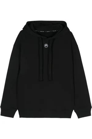 Marine Serre Sudadera con capucha y bordado Crescent Moon