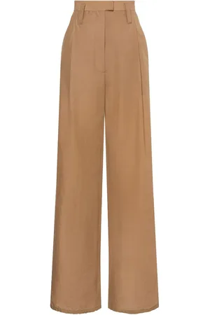 Serafini Pantalones anchos de talle alto