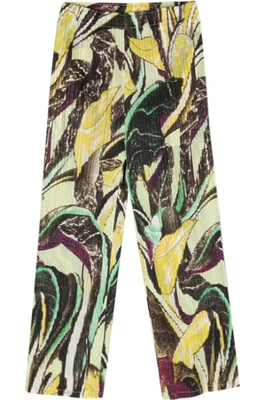 PLEATS PLEASE ISSEY MIYAKE Pantalones Tardivo plisados
