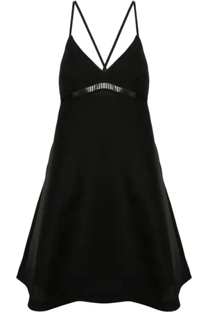 SACAI Vestido midi acampanado