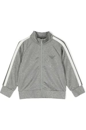 Emporio Armani Chaqueta de chándal con monograma en jacquard
