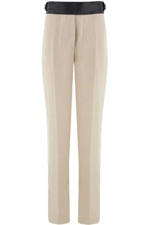 Salvatore Ferragamo Pantalones de vestir con cinturón
