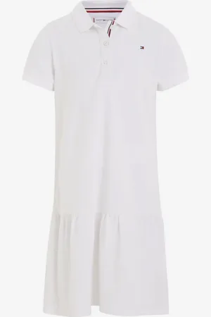 Tommy Hilfiger Vestido estilo polo de manga corta
