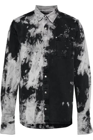 LGN LOUIS GABRIEL NOUCHI Camisa vaquera con motivo tie-dye
