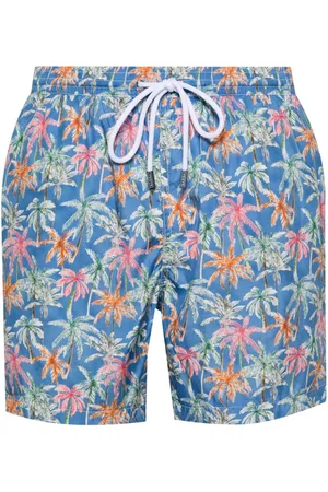 BARBA Bañador con palmera estampada