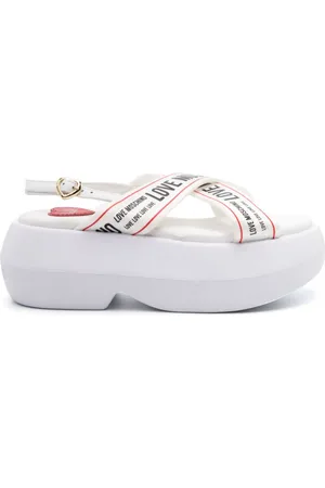Moschino Sandalias de plataforma con tira trasera