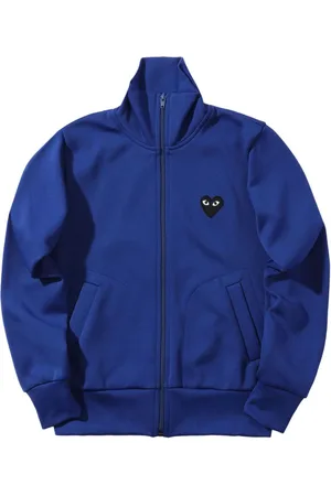 Comme des Garçons Chaqueta de chándal con parche del logo