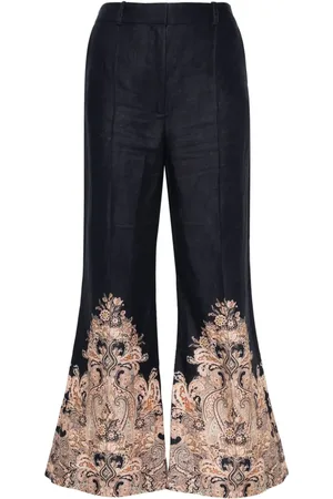 ZIMMERMANN Pantalones Natura acampanados