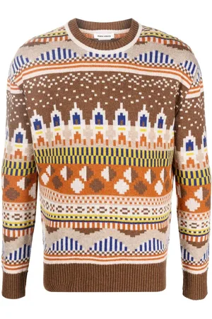 HENRIK VIBSKOV Jersey de punto de intarsia