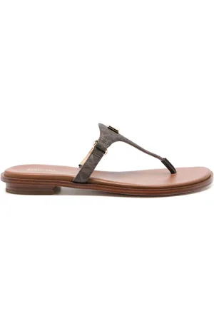 Michael Kors Sandalias Jillian con placa del logo