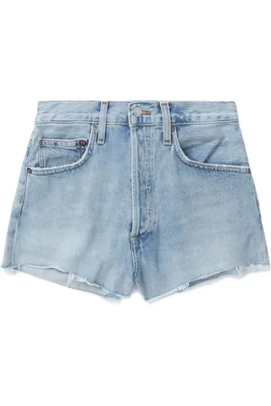 AGOLDE Pantalones vaqueros cortos Parker sin rematar