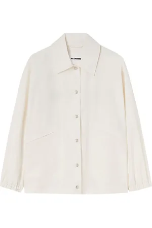Jil Sander Sobrecamisa con logo estampado