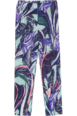 PLEATS PLEASE ISSEY MIYAKE Pantalones Tardivo plisados