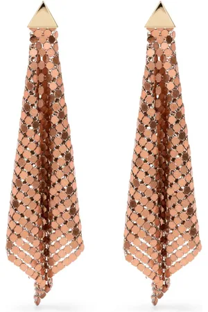 Paco rabanne Pendientes de cadena de malla