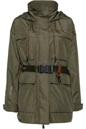 Moncler Chaqueta de chándal con cierre de hebilla
