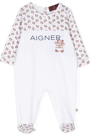 Aigner Pijama con oso estampado