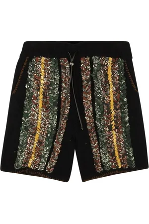 AMIRI Pantalones cortos con estampado de bandana