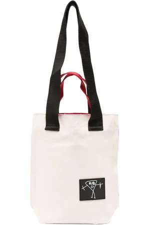 Plan C Bolso shopper con aplique del logo
