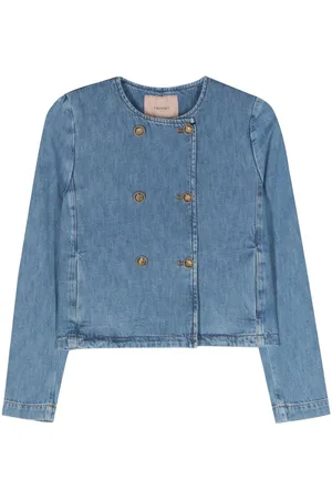 Twin-Set Chaqueta vaquera con doble botonadura