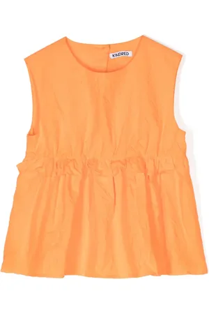 Kindred Blusa con ribete de volantes