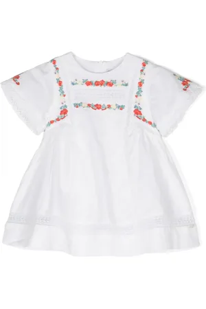 Tartine Et Chocolat Vestido con bordado floral