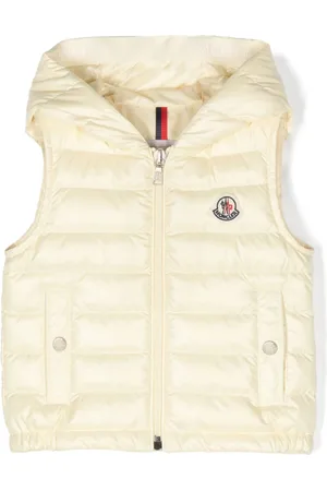 Moncler Chaleco Couronne con aplique del logo