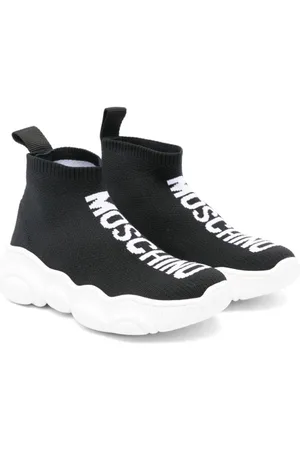 Moschino Zapatillas slip-on con logo en jacquard