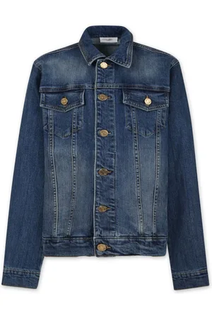 Golden Goose Chaqueta vaquera con logo
