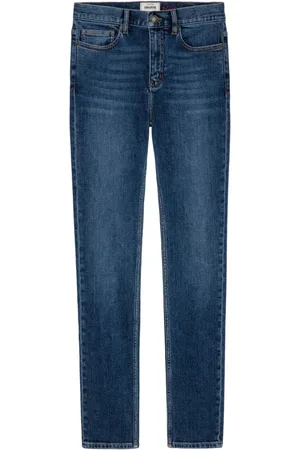 Zadig & Voltaire Vaqueros slim de talle medio