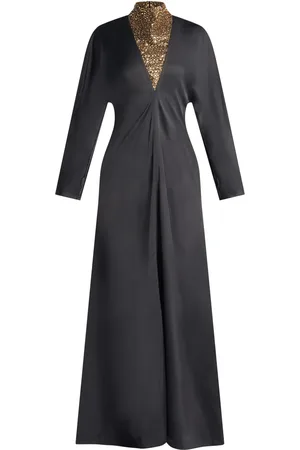 Salvatore Ferragamo Vestido de fiesta con manga larga