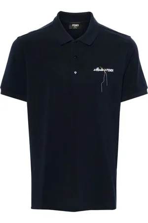 Fendi Polo con logo bordado