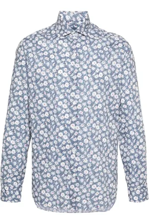 BARBA Camisa con estampado floral