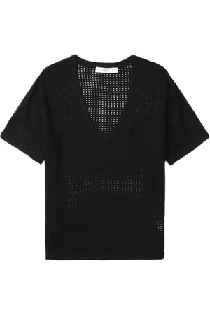 IRO Camiseta Belaid con perforaciones