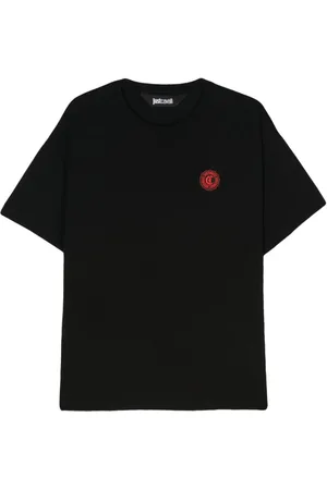 Roberto Cavalli Camiseta con parche del logo