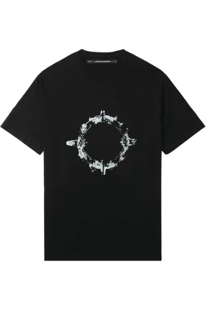 JULIUS Camiseta con estampado abstracto