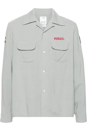 VISVIM Camisa Keesey con logo bordado