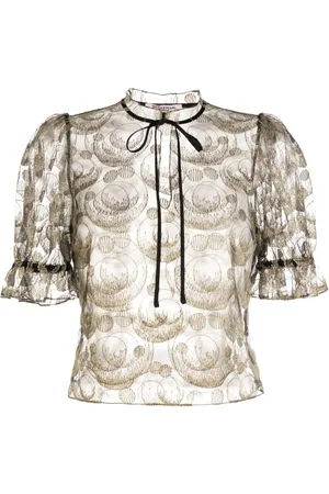 Gilda & Pearl Camiseta con diseño bordado
