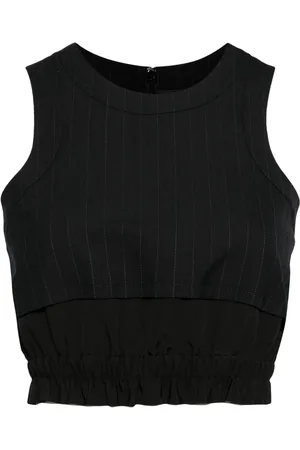 SACAI Top corto a rayas diplomáticas