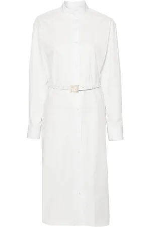 Fendi Vestido camisero con cinturón