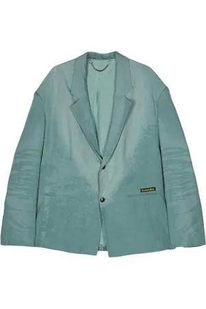 MARTINE ROSE Blazer de popelina con efecto lavado