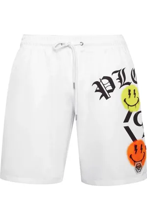 Philipp Plein Bañador con logo estampado