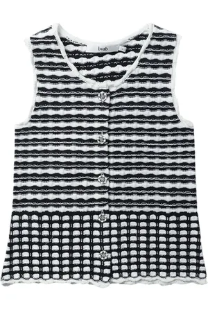 B+AB Top de punto en jacquard